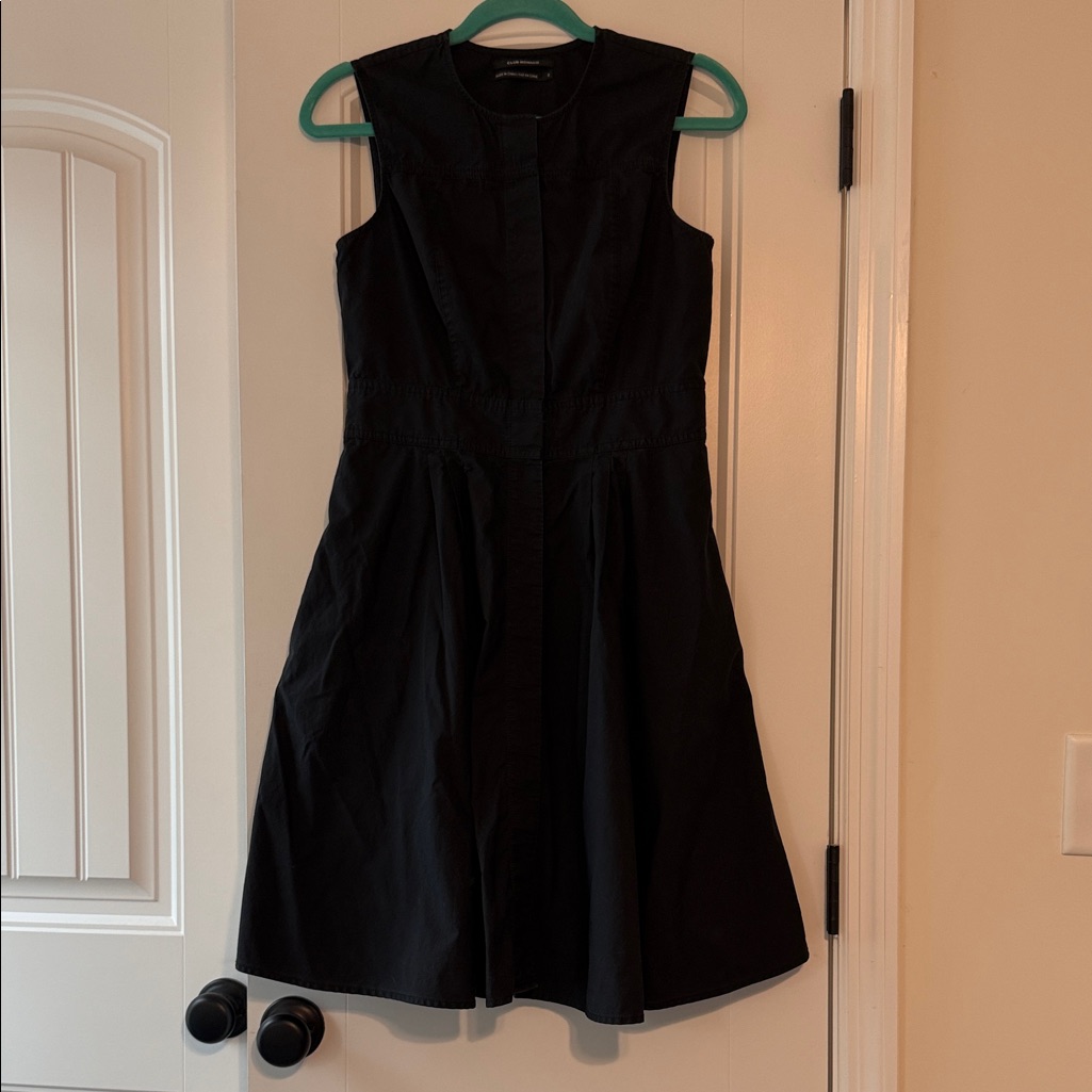 Club Monaco Classic Black Sleeveless Mini Dress